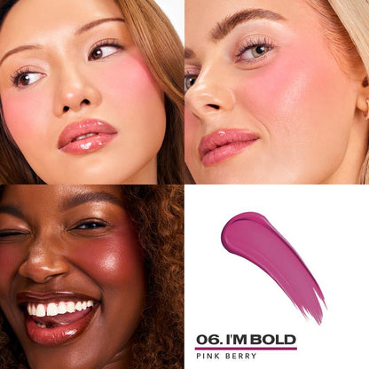 Cheek STAY-M - All-day Liquid Blush - Long-lasting, buildable, ultra-blendable blush