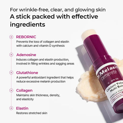[Dr.Melasine Official] Cemerete Calcium Multi Balm | Anti-aging, Sagging, Wrinkles | Korean Cosmetics